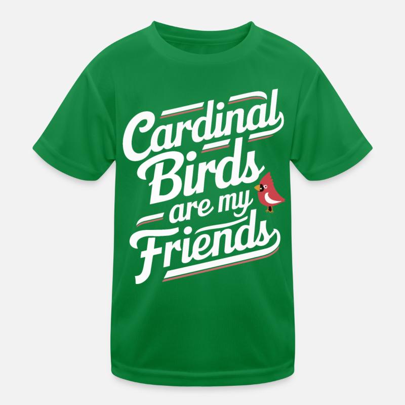 Cardinal Rouge Cardinal Vogel Rouge Cardinal T-shirt sport Enfant