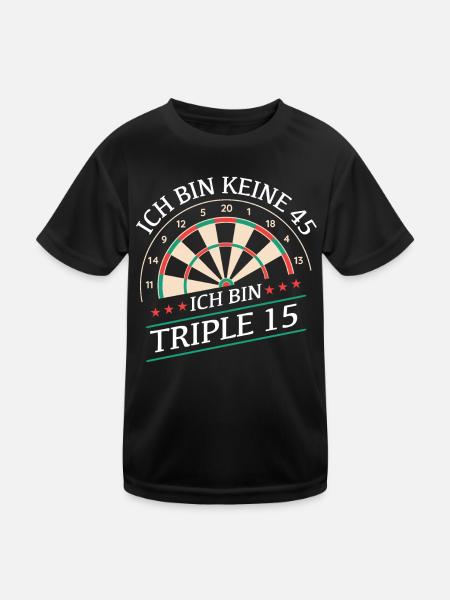 Birthday Gift 45 Years Birthday Child - Kids Functional T-Shirt - black - Front