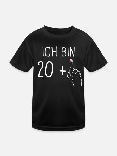Birthday Gift 21 Years Birthday Boy - Kids Functional T-Shirt - black - Front