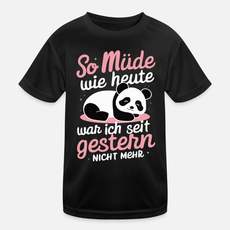 Panda Panda Bear Pandas Kids Functional T-Shirt