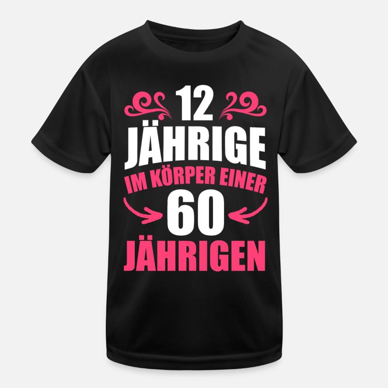 Geburtstagsgeschenk 60 Jahre Geburtstagskind Kinder Funktions-T-Shirt