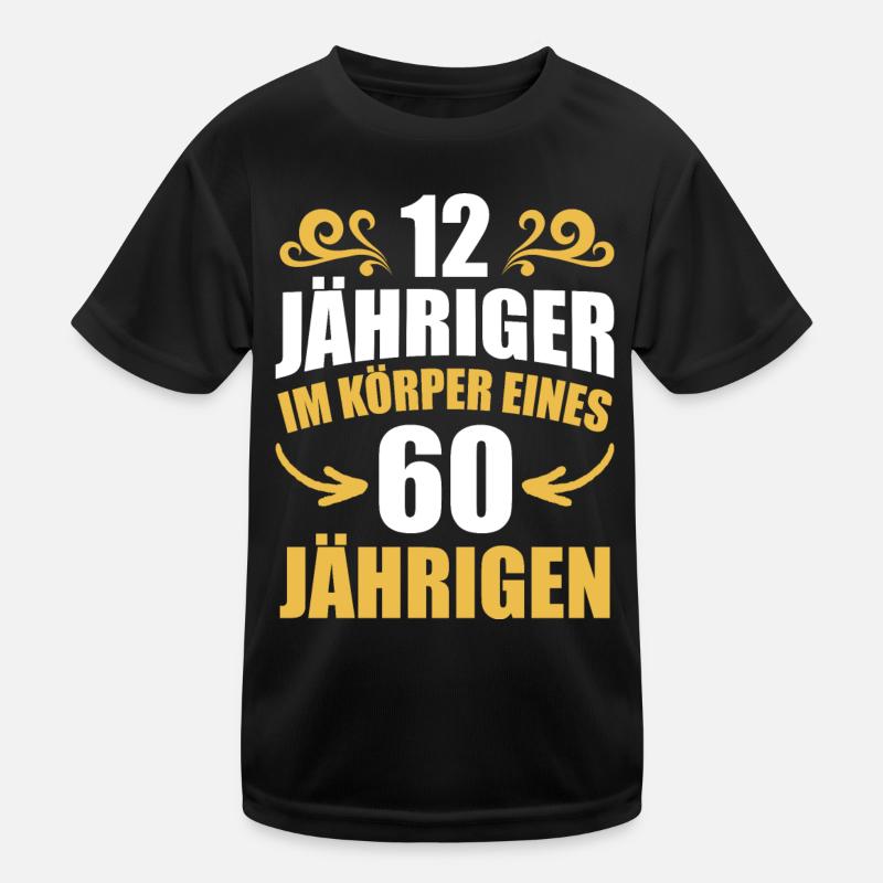 Geburtstagsgeschenk 60 Jahre Geburtstagskind Kinder Funktions-T-Shirt