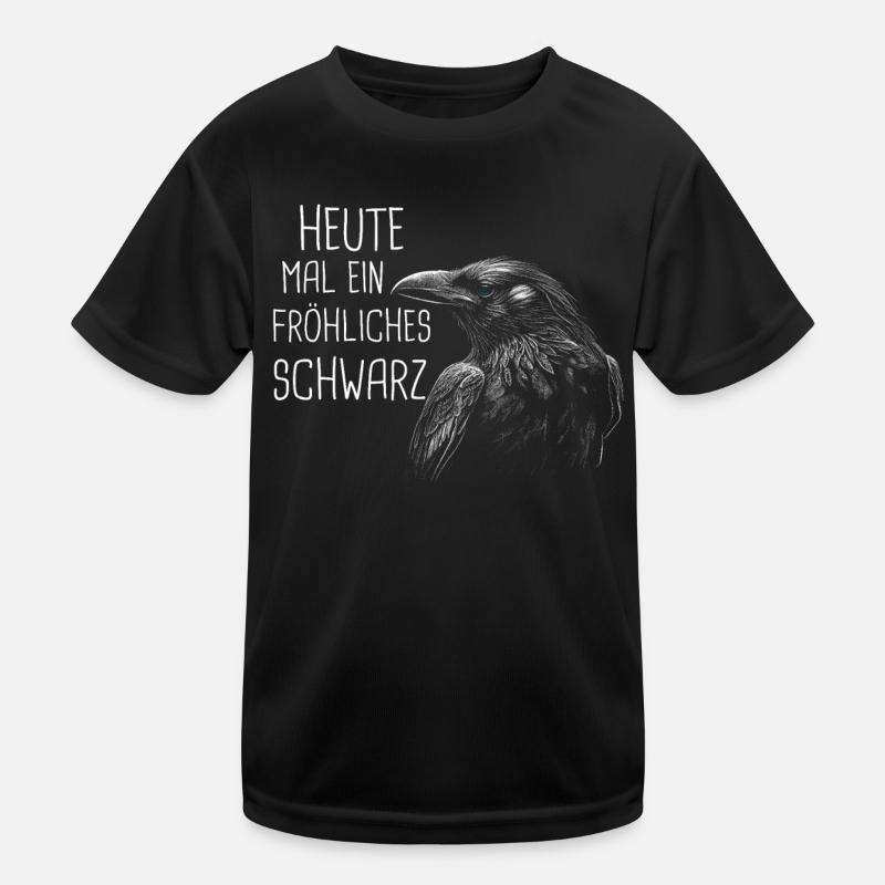 Lustig Srkastisch Ironie Schwarze Edition Kinder Funktions-T-Shirt