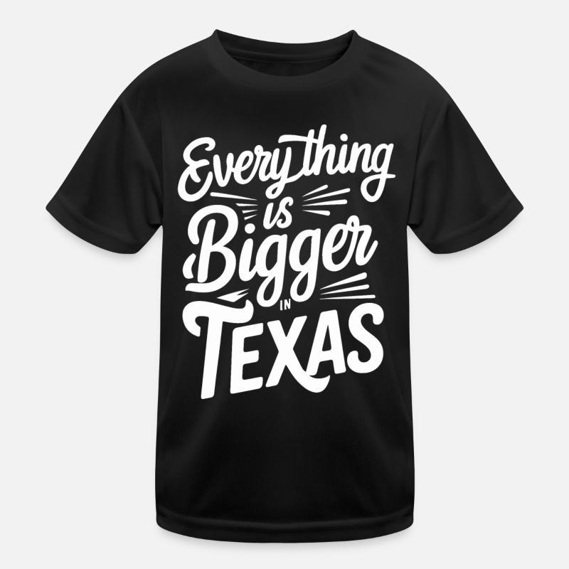 Texas State Texans Texas - Kids Functional T-Shirt - black