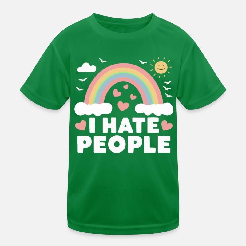 Funny, sarcasm, sarcastic humor, irony Kids Functional T-Shirt