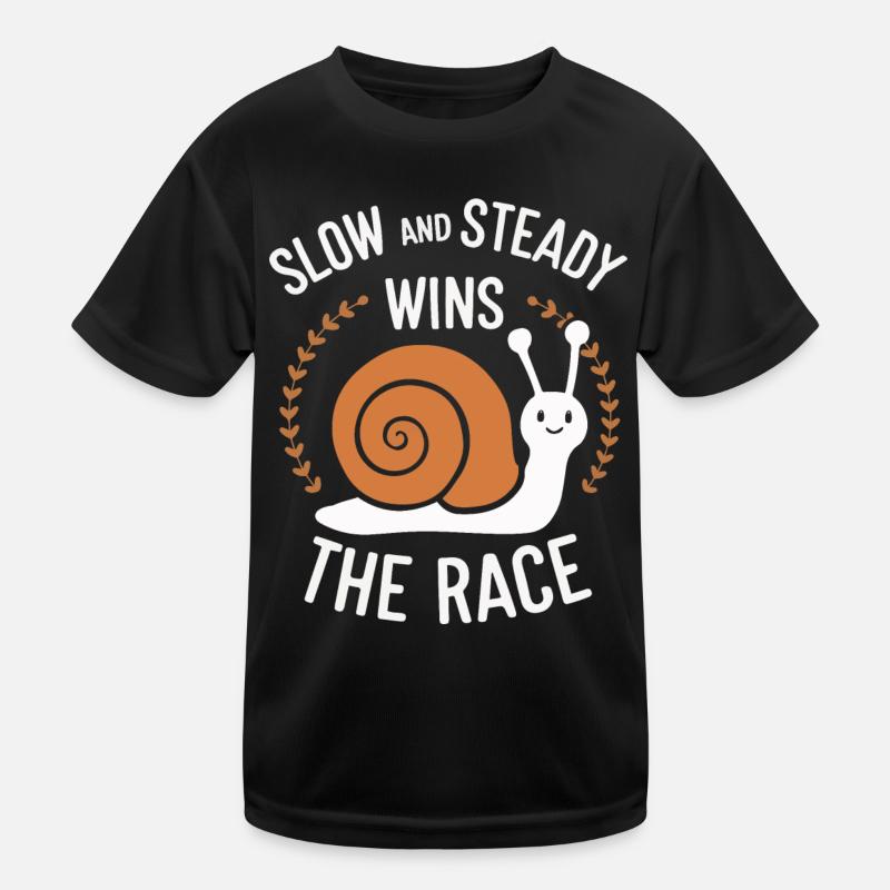 Snail Gastropoda Snails Kids Functional T-Shirt