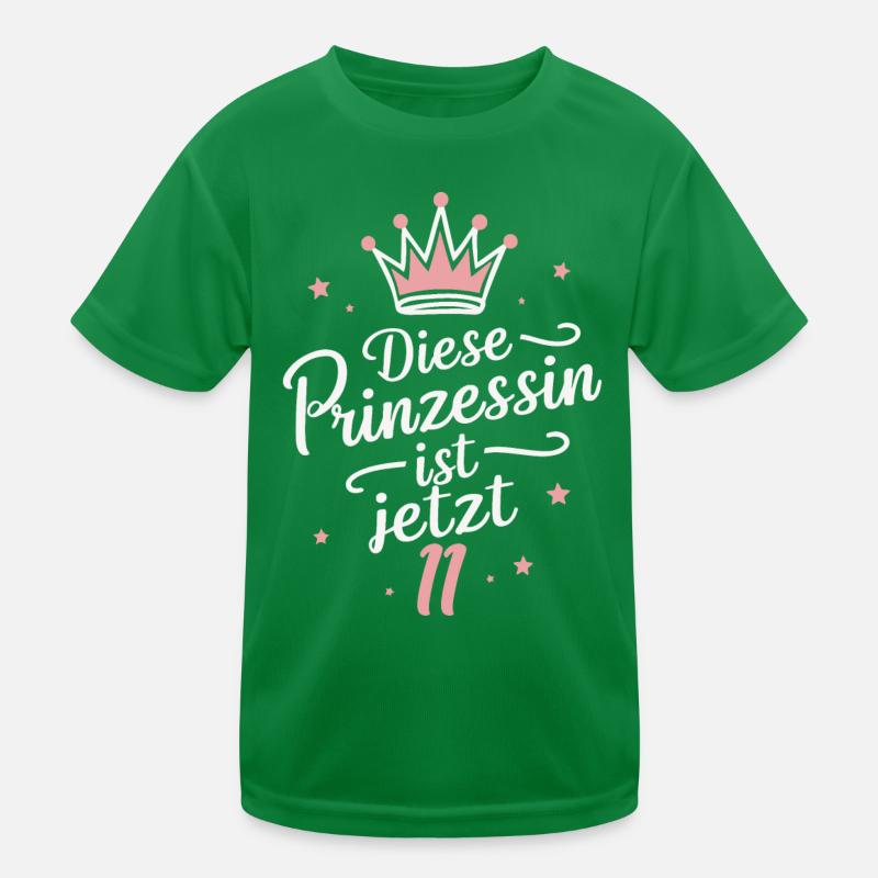 Geburtstagsgeschenk 11 Jahre Kindergeburtstag Kinder Funktions-T-Shirt