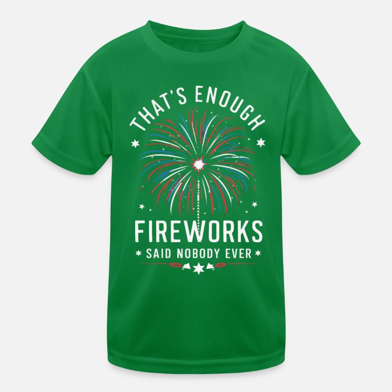Pyrotechniker Feuerwerk Pyrotechnik Kinder Funktions-T-Shirt