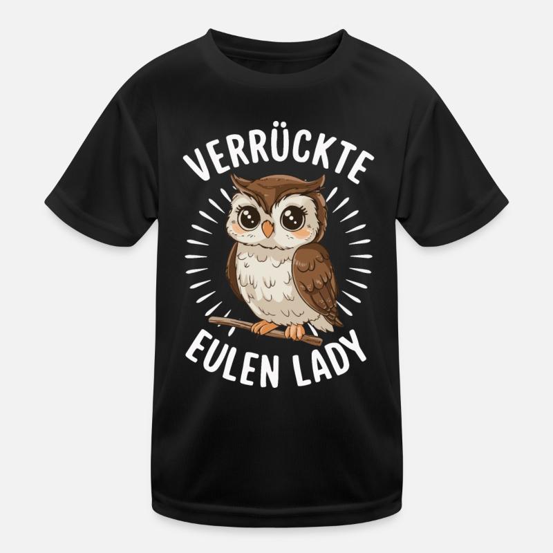 oiseau de nuit hibou hibou oiseau T-shirt sport Enfant