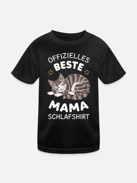 Chat Chaton Mâle Animal Chats - T-shirt sport Enfant - noir - Devant