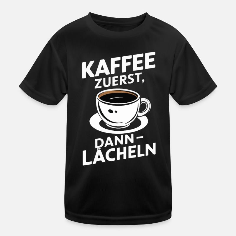 Coffee Coffee Coffee Drinkers Coffee Lovers Kids Functional T-Shirt