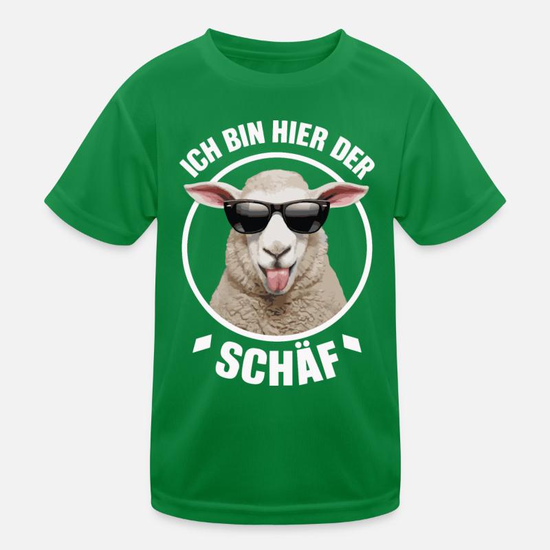 Sheep Sheep Herd Farm Farmer Shepherd Kids Functional T-Shirt