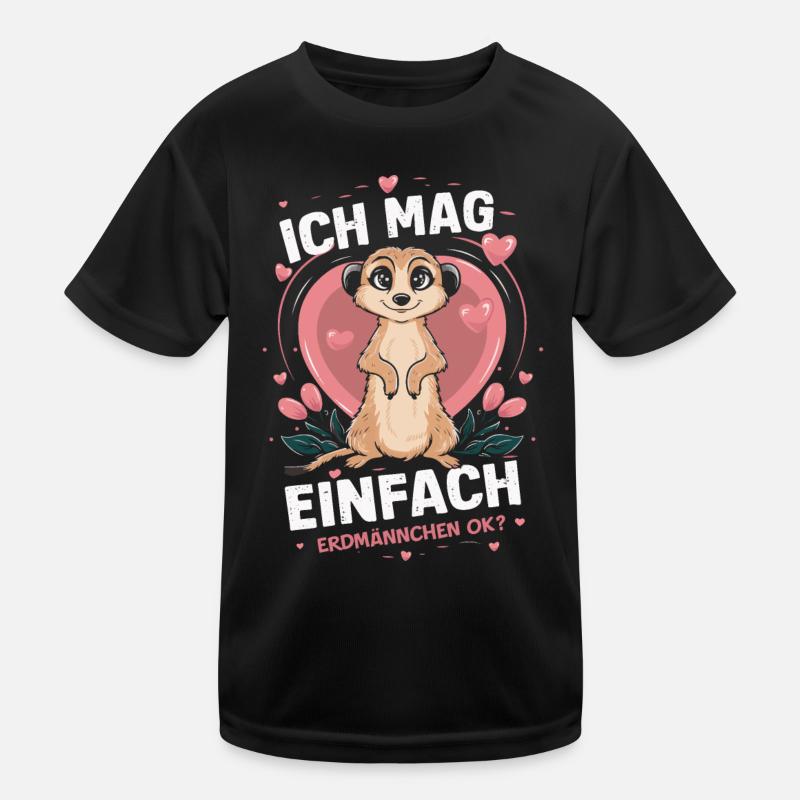 Suricate Griffant Animal T-shirt sport Enfant
