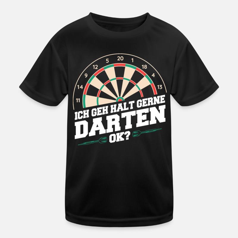 Darts Darts Darts Players Darts Kids Functional T-Shirt