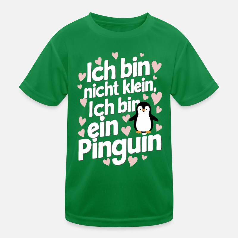 Pinguin Zwergpinguine Kaiserpinguin Kinder Funktions-T-Shirt
