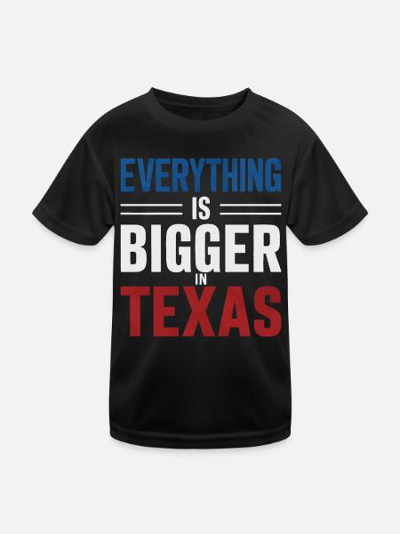 Texas State Texans Texas - Kids Functional T-Shirt - black - Front