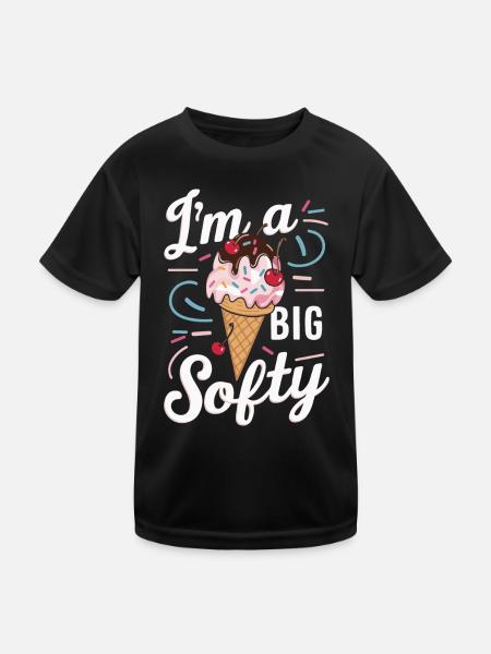 Glaces Bonbons Glaces - T-shirt sport Enfant - noir - Devant