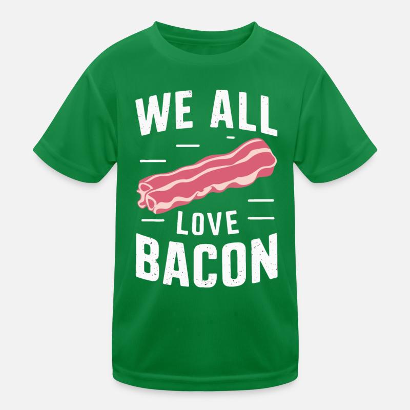 Bacon Breakfast Bacon Kids Functional T-Shirt