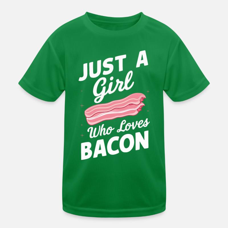 Bacon Petit-déjeuner Bacon T-shirt sport Enfant