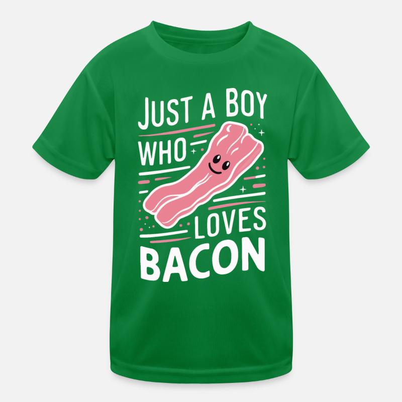 Bacon Petit-déjeuner Bacon T-shirt sport Enfant