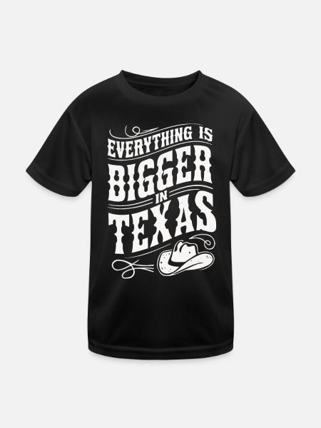Texas State Texans Texas - Kids Functional T-Shirt - black - Front