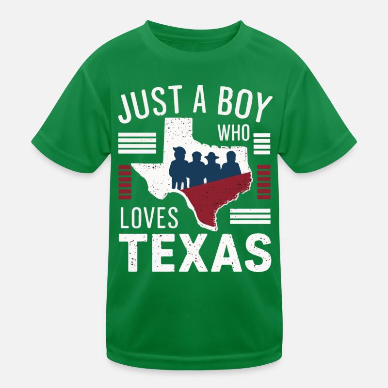 Texas State Texans Texas Kids Functional T-Shirt
