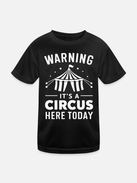 Cirque Carnaval Carnaval - T-shirt sport Enfant - noir - Devant