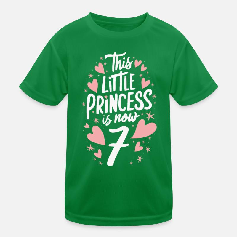 Geschenk 7 Jahre Geburtstagskind Kinder Funktions-T-Shirt