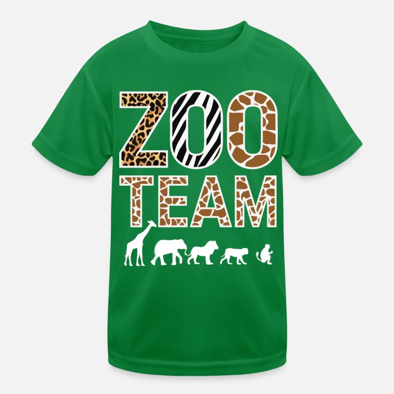 Zoo Tiere Zookeeper Kinder Funktions-T-Shirt