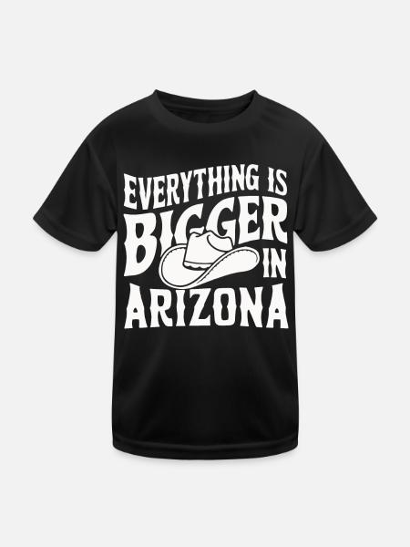 Arizona, USA, America - Kids Functional T-Shirt - black - Front