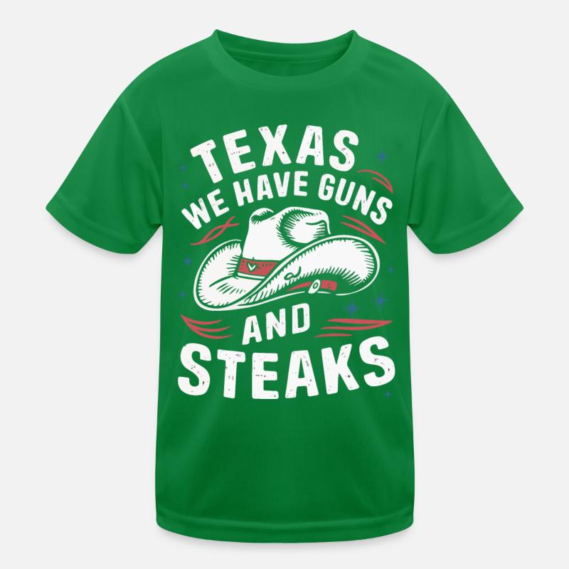 Texas State Texans Texas Kids Functional T-Shirt