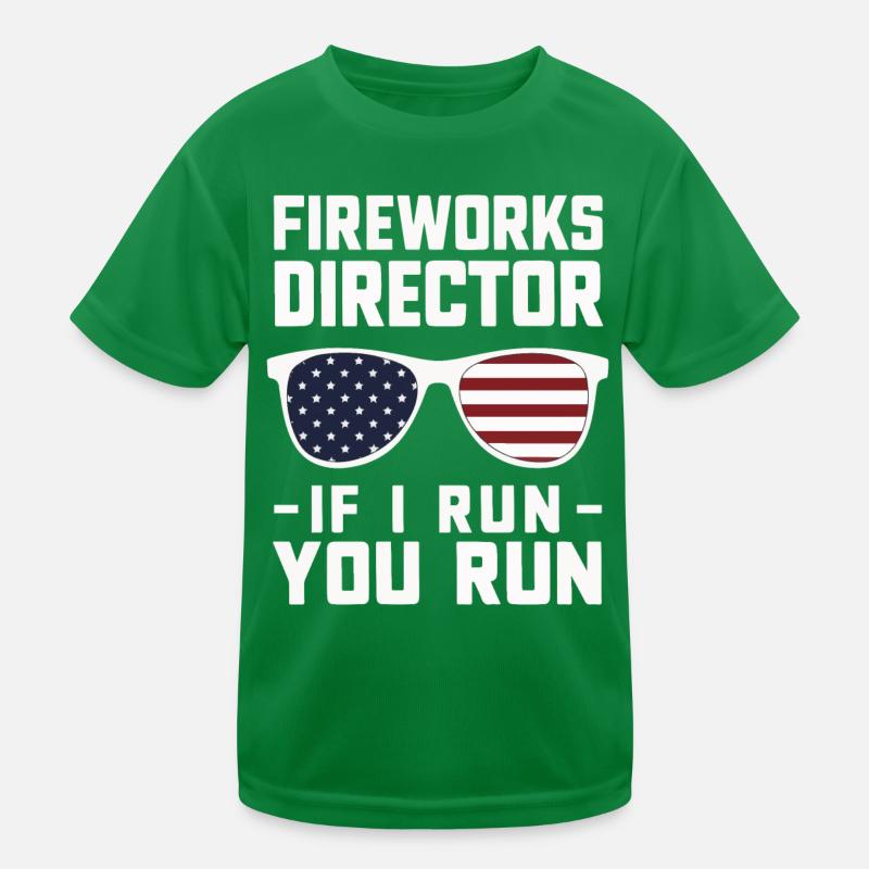 Pyrotechniker Feuerwerk Pyrotechnik Kinder Funktions-T-Shirt