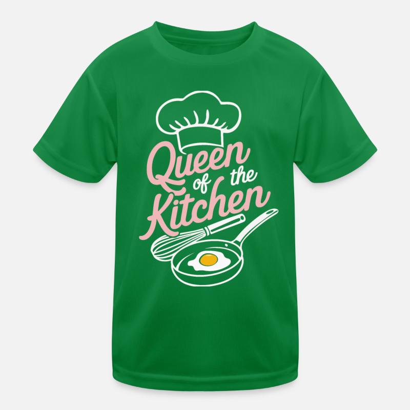 Koch Kochen Küchencheff Bäker Kinder Funktions-T-Shirt