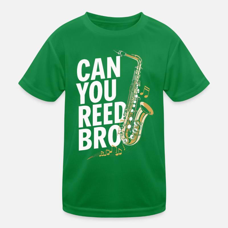 Saxophon Saxofon Kinder Funktions-T-Shirt