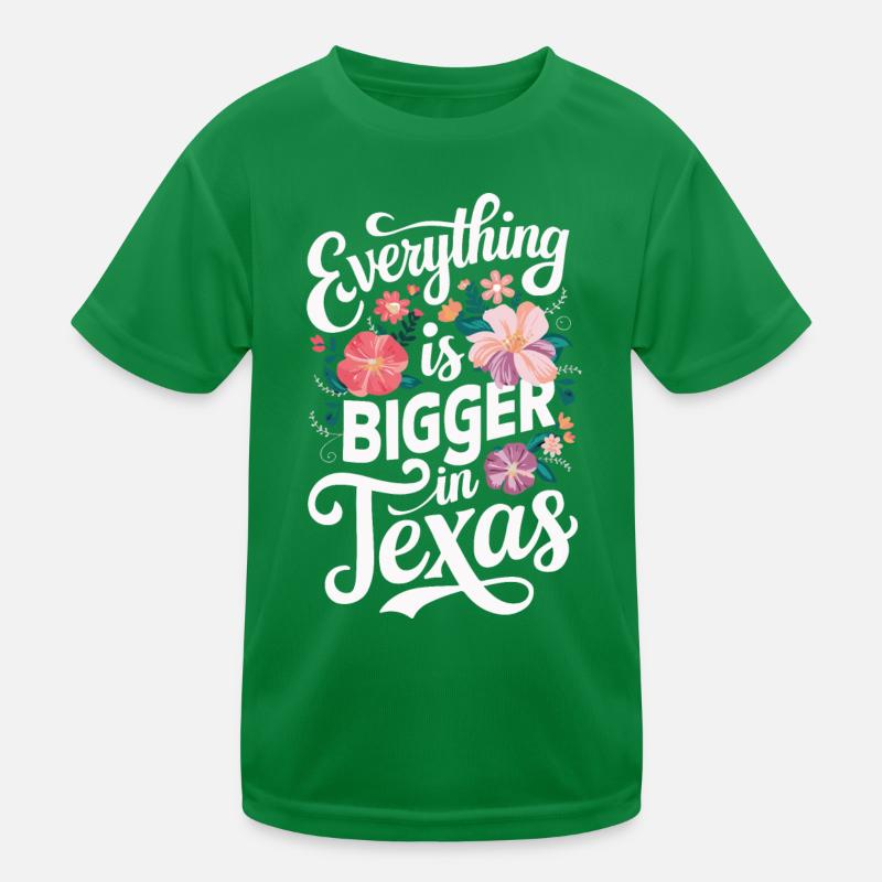 Texas State Texans Texas Kids Functional T-Shirt