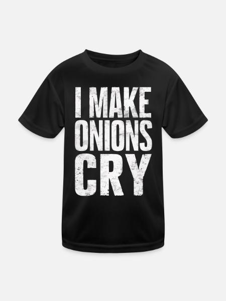 Funny, sarcasm, sarcastic humor, irony - Kids Functional T-Shirt - black - Front