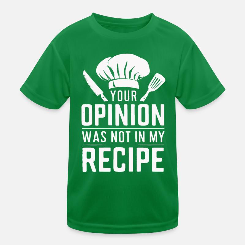 Koch Kochen Küchencheff Bäker Kinder Funktions-T-Shirt