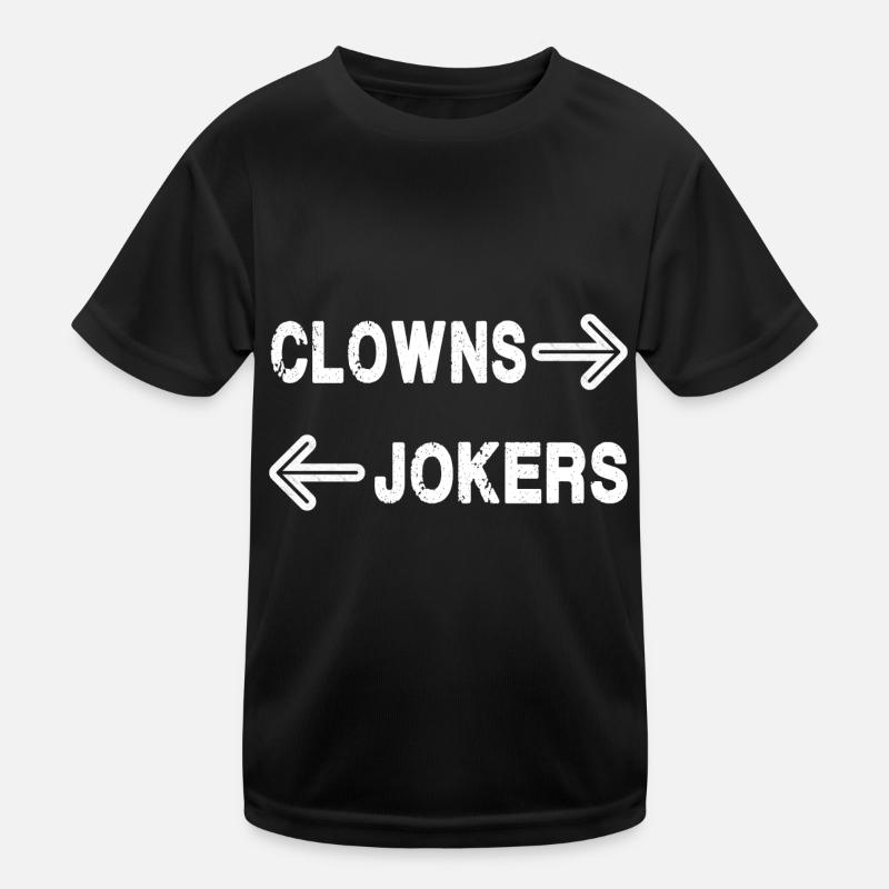 Clowns Left, Jokers Right - Meme Kids Functional T-Shirt