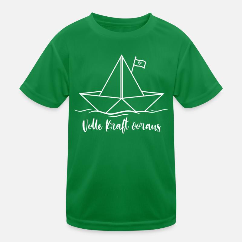 Volle Kraft voraus Kinder Funktions-T-Shirt