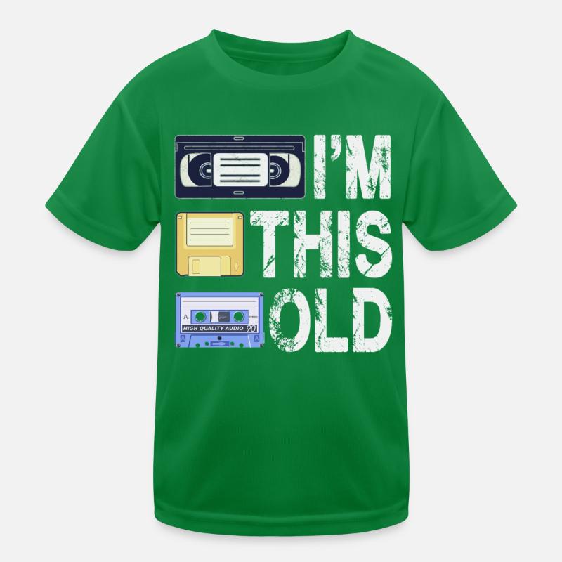 Ich bin so alt Kinder Funktions-T-Shirt