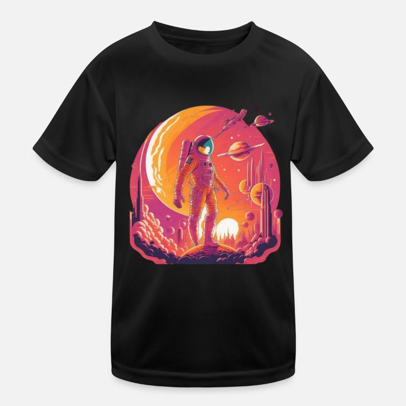Space Fantasy Kids Functional T-Shirt