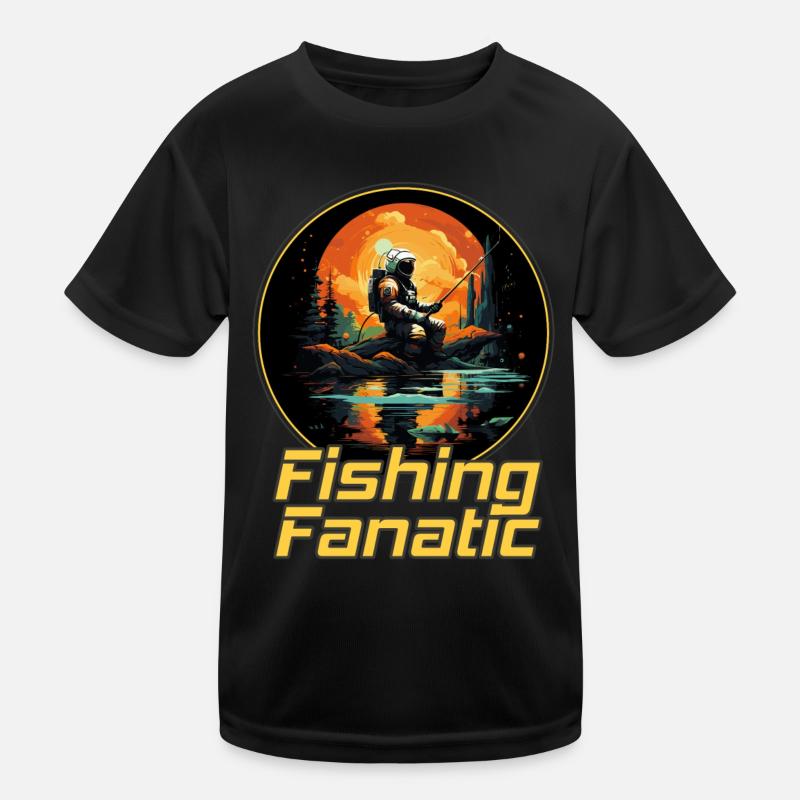 Fanatique de pêche - Astronaute T-shirt sport Enfant