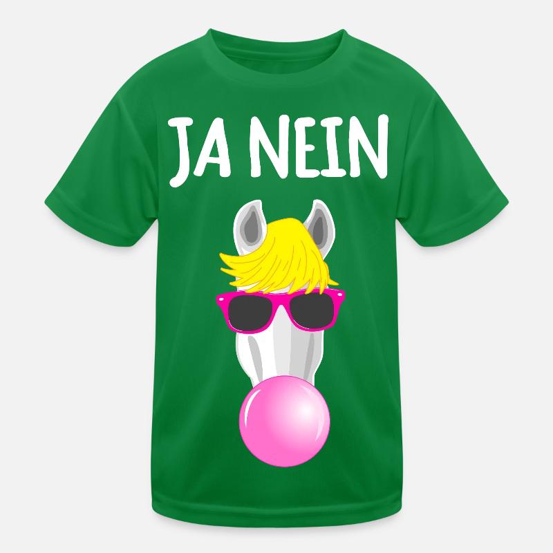 Cheval drôle. Peu importe. T-shirt sport Enfant