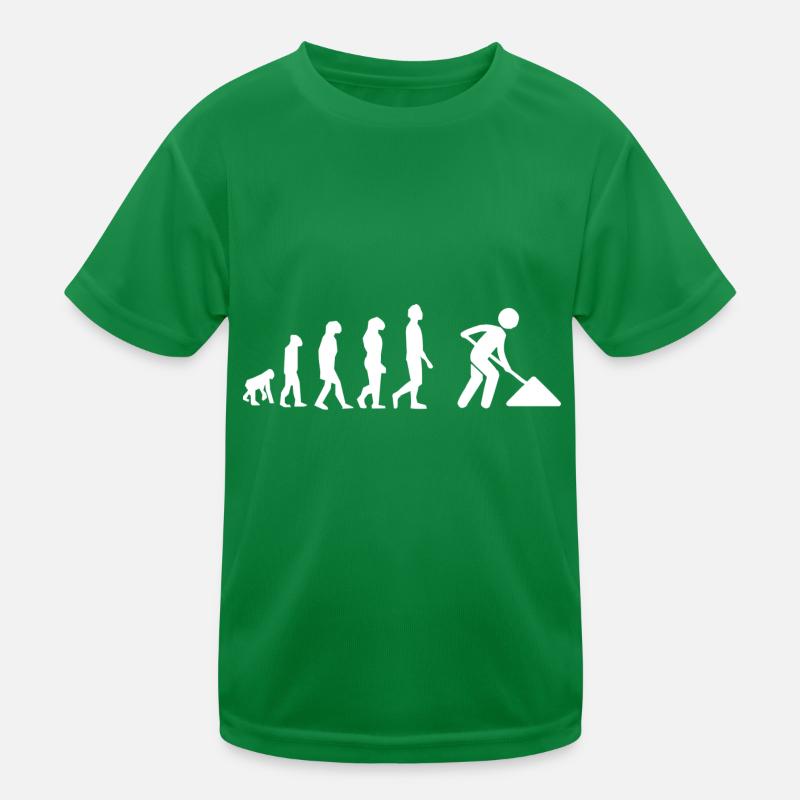 Cement mixer evolution Kids Functional T-Shirt