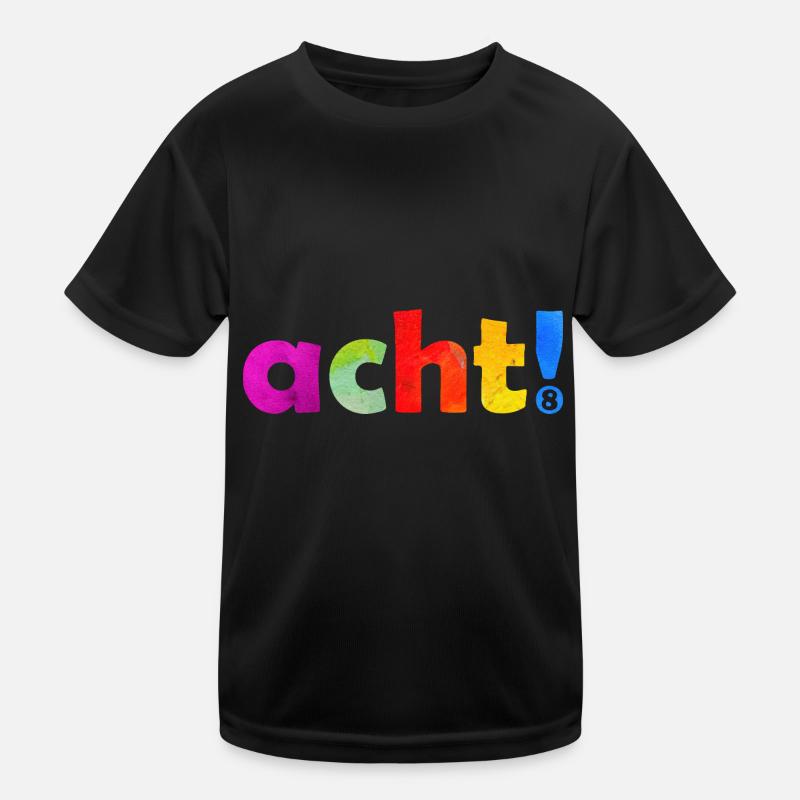 ACHT 8 JAHRE JUNGE 8. GEBURTSTAG Kinder Funktions-T-Shirt