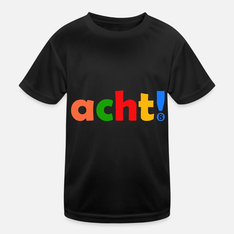 ACHT 8 JAHRE JUNGE 8. GEBURTSTAG Kinder Funktions-T-Shirt