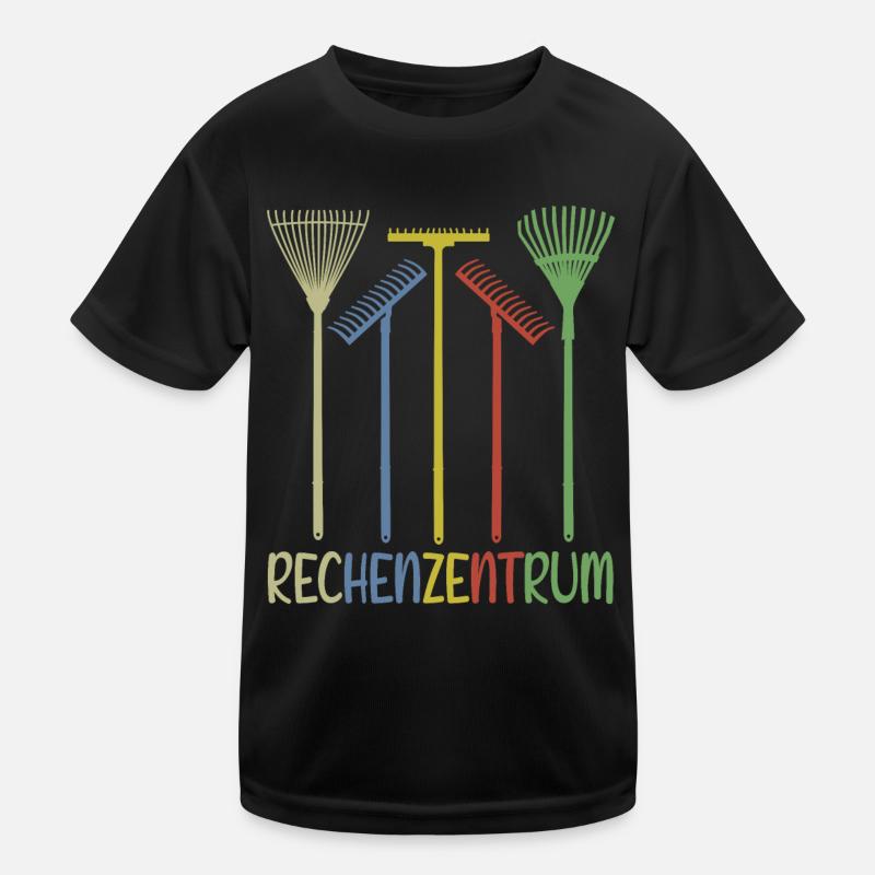 Garten Rechen Rechenzentrum Kinder Funktions-T-Shirt