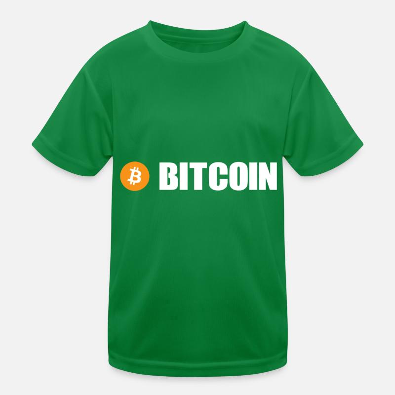 Bitcoin T-shirt sport Enfant