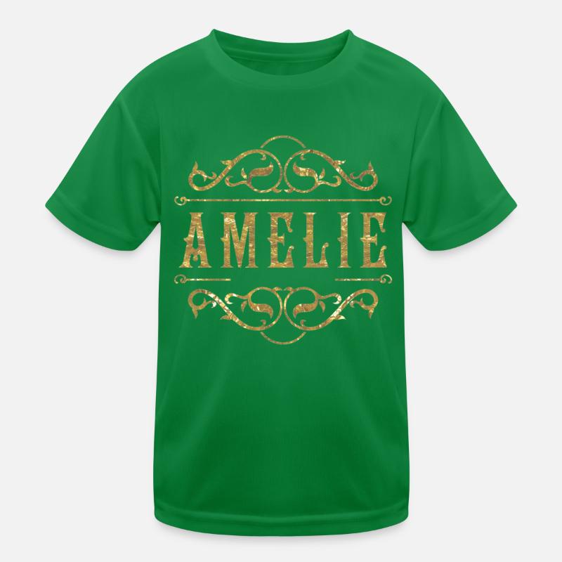 Amelie gold Kinder Funktions-T-Shirt