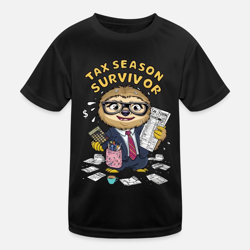 Steuersaison Überlebender Kinder Funktions-T-Shirt